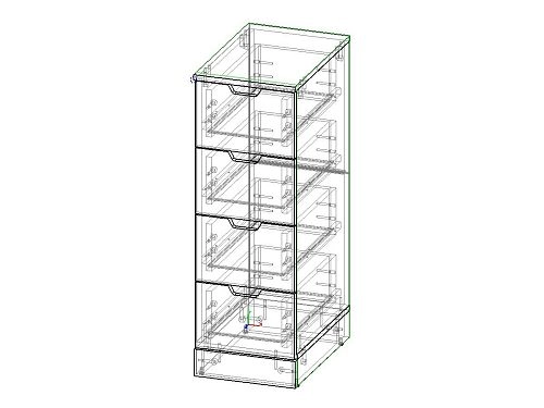 Комод Генри-4 МДФ Черный - фото 3