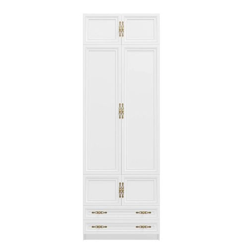 Шкаф распашной Карлос-042 Белый - фото 3