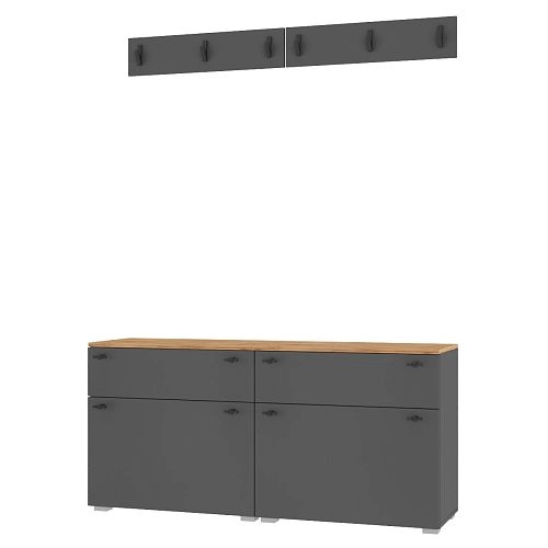 Прихожая Квели 2 Графит - фото 3