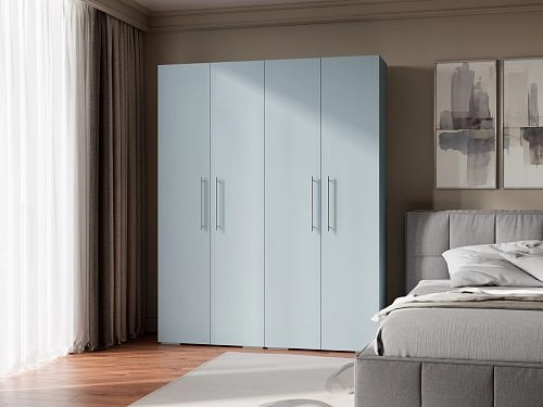 Шкаф распашной Калифорния-Стиль-7 Сумеречный Голубой - фото 1