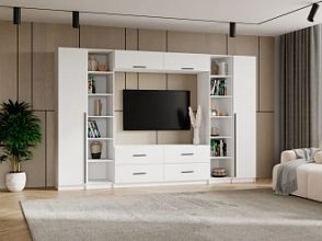 Лорена Пакс ТВ-стенка 1 Белый