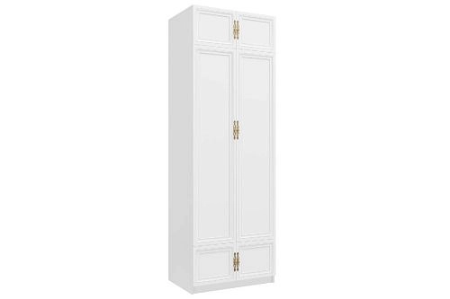 Шкаф распашной Карлос-026 Белый - фото 1