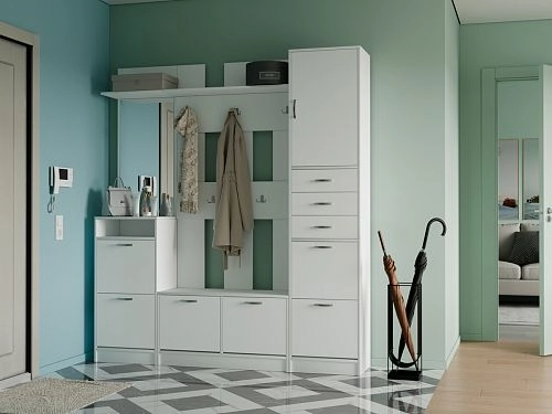 Прихожая Ольга-7 Белый - фото 1