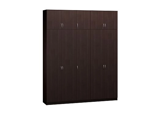 Шкаф распашной Лайт-5 с антресолью Венге - фото 3