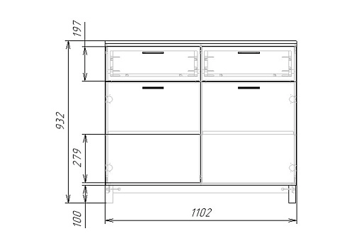 Комод Техас-3 МДФ - фото 4