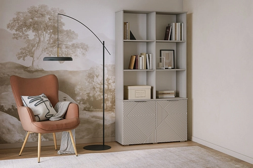 Стеллаж Салерно NEW 2 Кашемир - фото 1