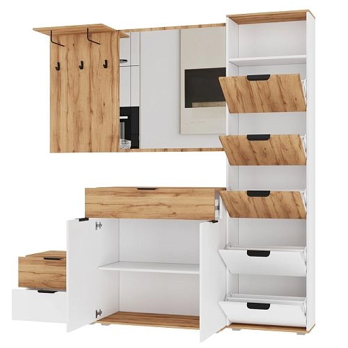 Прихожая Санти 2 Белый - фото 2