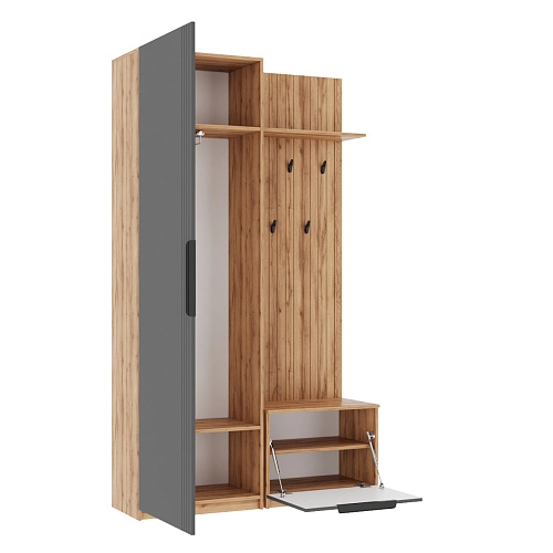 Прихожая Астрис-1 Графит - фото 4