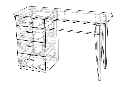 Письменный стол JAMES-545 - фото 2