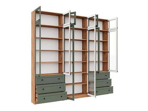 Шкаф для книг Билли Стольмин 54 Шарли Green - фото 2