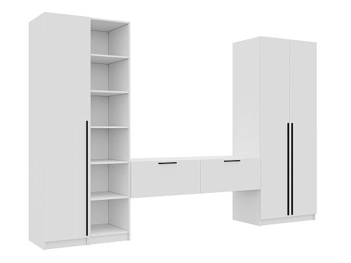 Стенка Лорена Пакс ТВ-стенка 18 Белый - фото 4