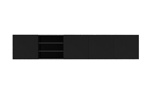 ТВ тумба Алиса 5 Черный - фото 3