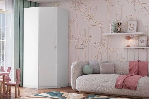 Шкаф угловой Стрекоза Mini Белый - фото 1