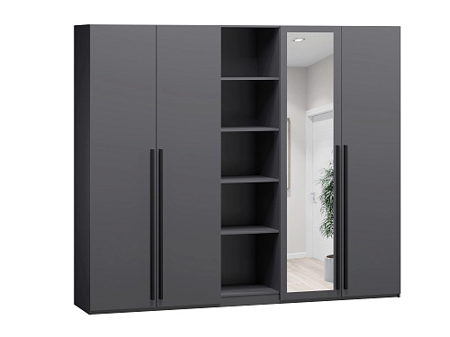 Шкаф распашной Лорена Пакс-2.2 Графит - фото 2