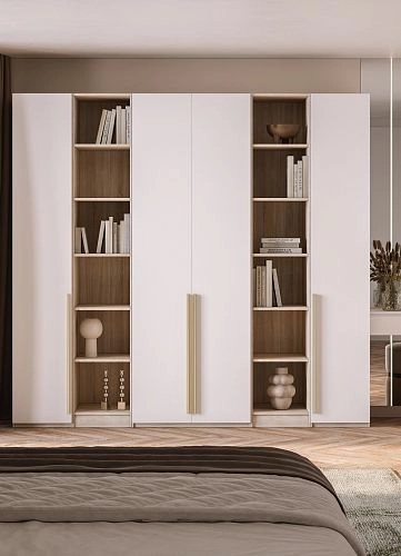 Шкаф распашной Хейсон-13 Белый Дуб Сонома - фото 2