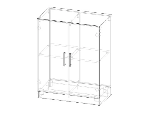 Комод Эверест-2 МДФ Белый - фото 2