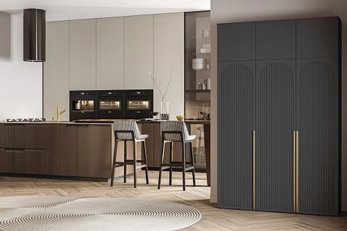 Шкаф распашной Брей-3 Хит с антресолью Черный - фото 1