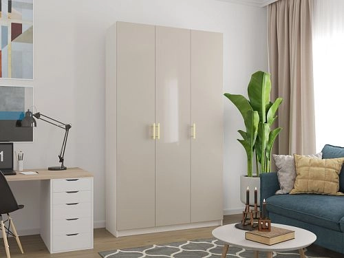 Шкаф распашной Браззавиль-3 МДФ - фото 1