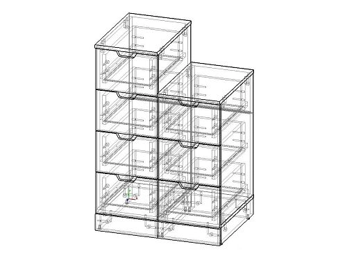 Комод Генри-6 МДФ Белый - фото 3