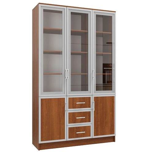 Книжный шкаф Альма-17 Орех Экко - фото 2