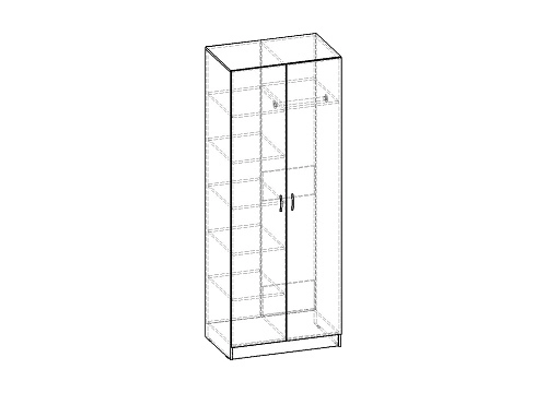 Шкаф распашной Рио-2.11 - фото 4