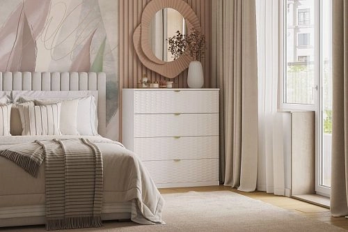 Комод Тоди-4 Белый - фото 1