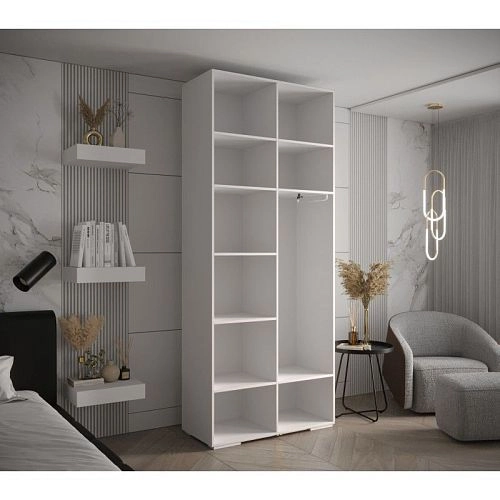 Шкаф распашной Люксор-2 Белый - фото 3