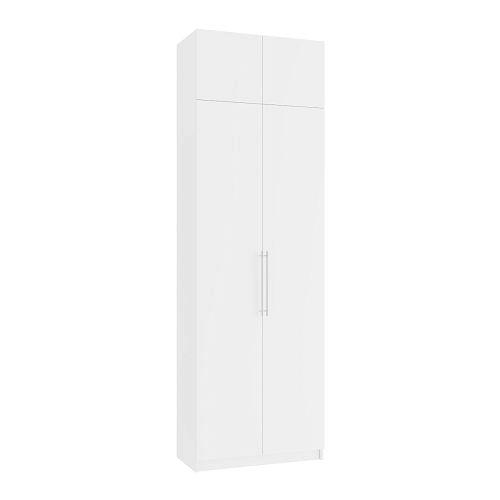 Шкаф распашной Калифорния-2 с антресолью Белый - фото 5