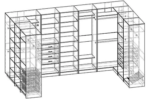 Гардеробная Alexa-5 - фото 2