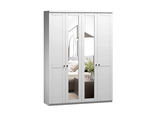 Шкаф распашной София РАХ-5 МДФ Белый - фото 2