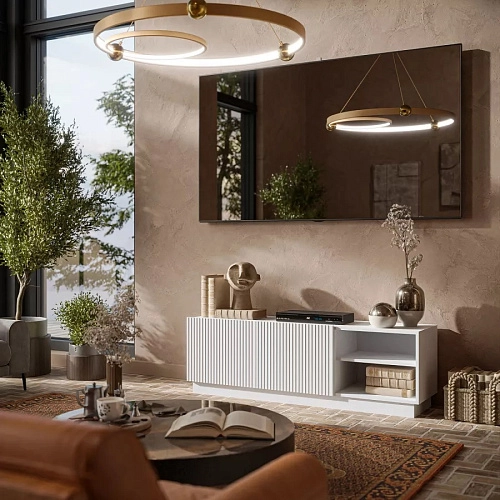 ТВ тумба Терни-3 Белый - фото 1