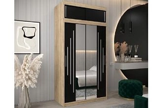 Валмиера-4А new Дуб Сонома/Черный