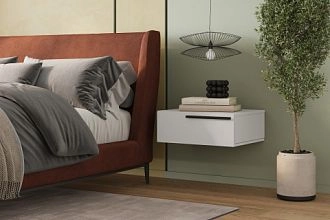 прикроватная подвесная Лорена Пакс-2 Белый