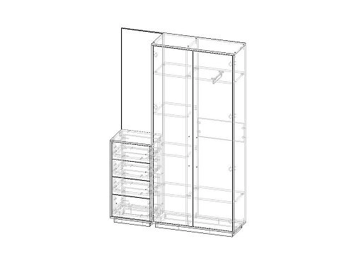 Прихожая Неаполь-10 Графит - фото 3