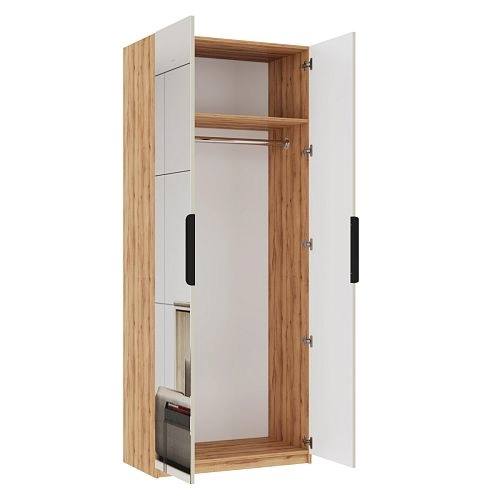 Шкаф распашной Астрис-1 с зеркалом Сантьяго - фото 4