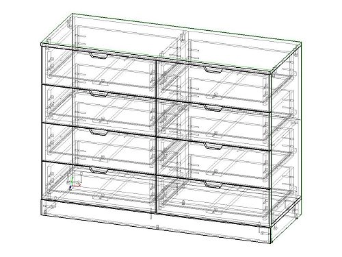 Комод Генри-16 МДФ Белый - фото 3