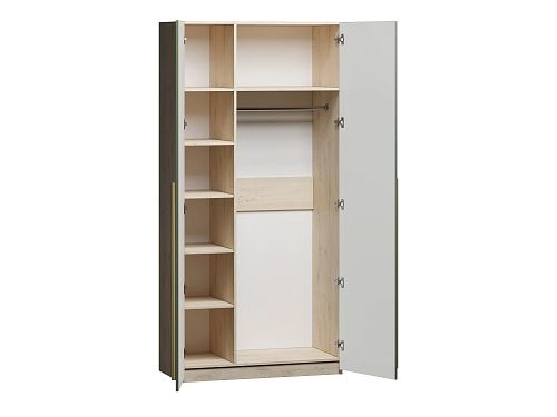 Шкаф распашной Микос МДФ-2 Шарли green - фото 3