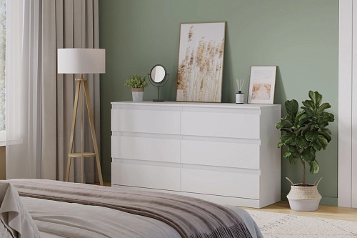 Комод Стефани Мальм-14 Белый - фото 1