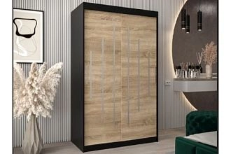 Валмиера-2 new Черный/Дуб Сонома