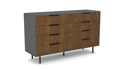 Стенка Верия-1 Графит - фото 2