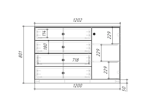 Стенка детская Банни-7 Черный Агат - фото 7