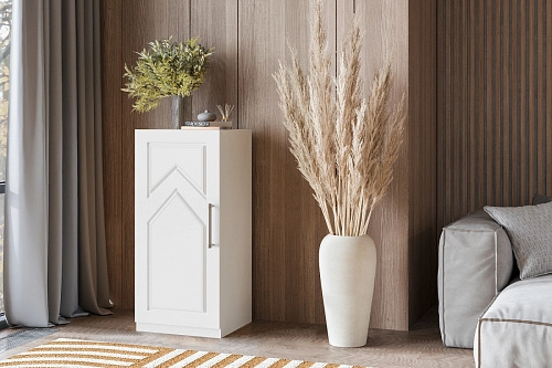 Комод Эверест-1 МДФ Белый - фото 1