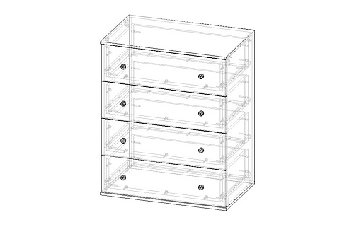 Комод Колорадо-4 МДФ - фото 3