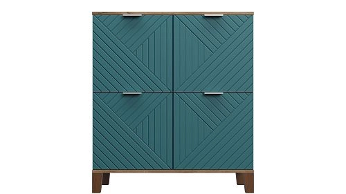 Комод Марвин Йорк 5 фрезеровка 11 Аквамарин - фото 2