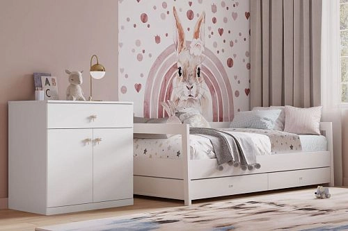 Комод Стрекоза Mini-1 Белый - фото 1