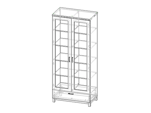 Шкаф распашной Техас-4 МДФ - фото 3