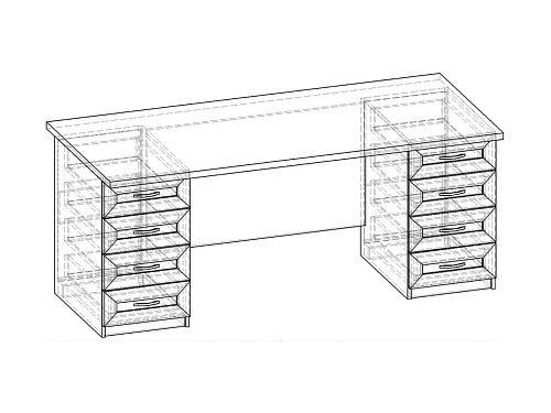 Письменный стол Премьер СП.002.1800-05 - фото 2