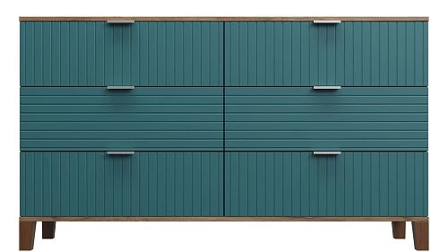 Комод Марвин Йорк 7 фрезеровка 8 Аквамарин - фото 2