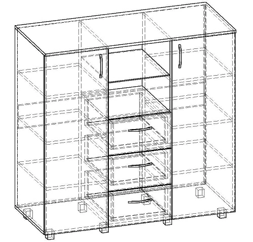 Комод Нюанс-3 - фото 2