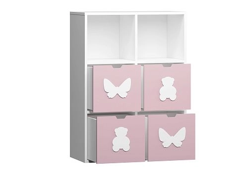 Стеллаж KIDS 10 Розовый Лайт - фото 3